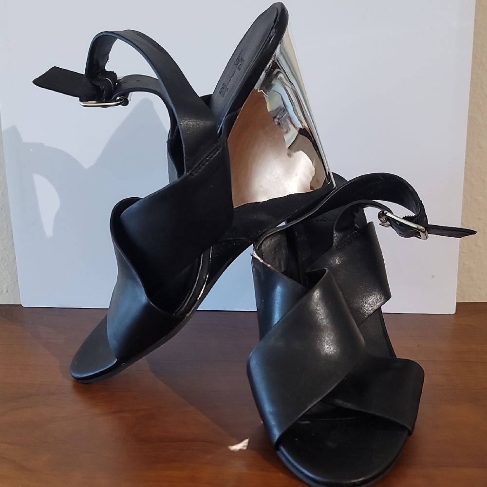 Elegant Black Slingback Heels